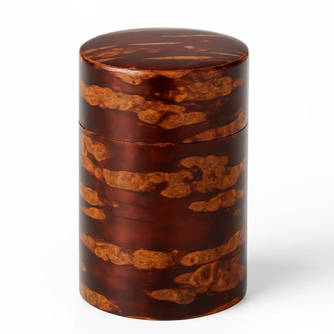 Cherry bark tea caddy