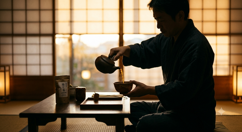 Hōjicha, le thé torréfié du soir