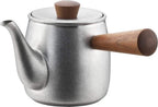 Kyusu en inox et bois naturel
