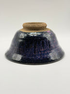 Chawan en grès, glaçure tenmoku