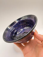 Chawan en grès, glaçure tenmoku