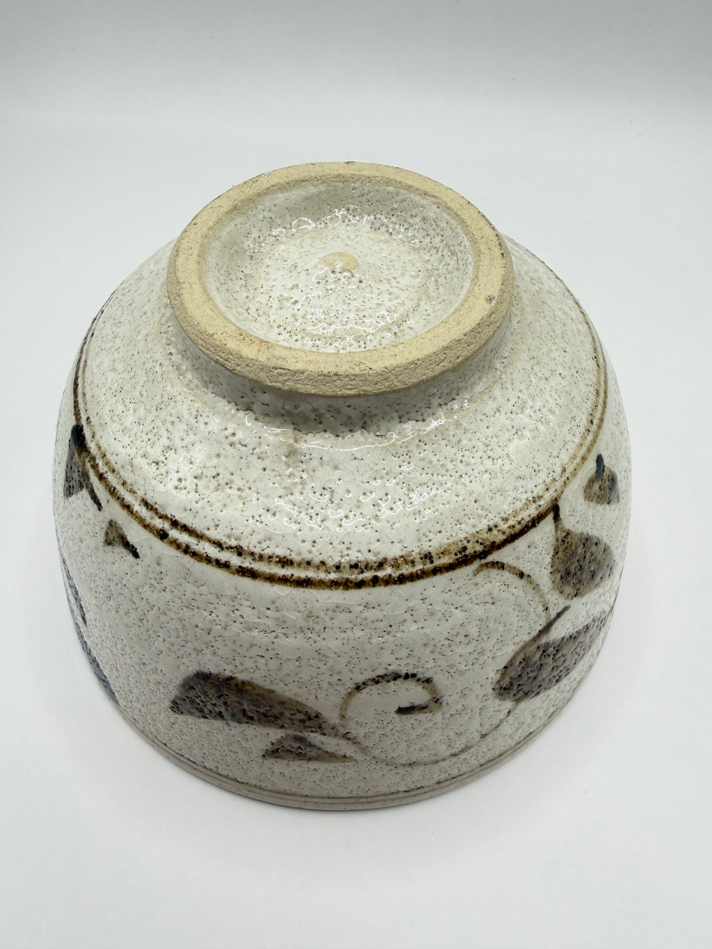 Bol e-Garatsu, décor floral peint
