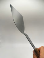 Spatule teppan acier manche bois, vue 6