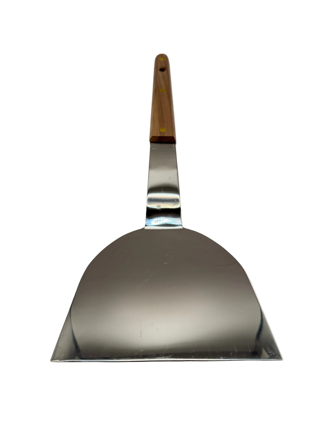 Spatule teppan acier manche bois, vue 4