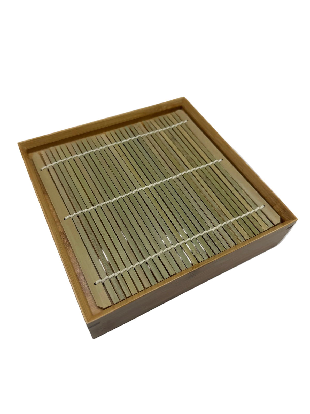 Plateau à soba en bambou 20x20
