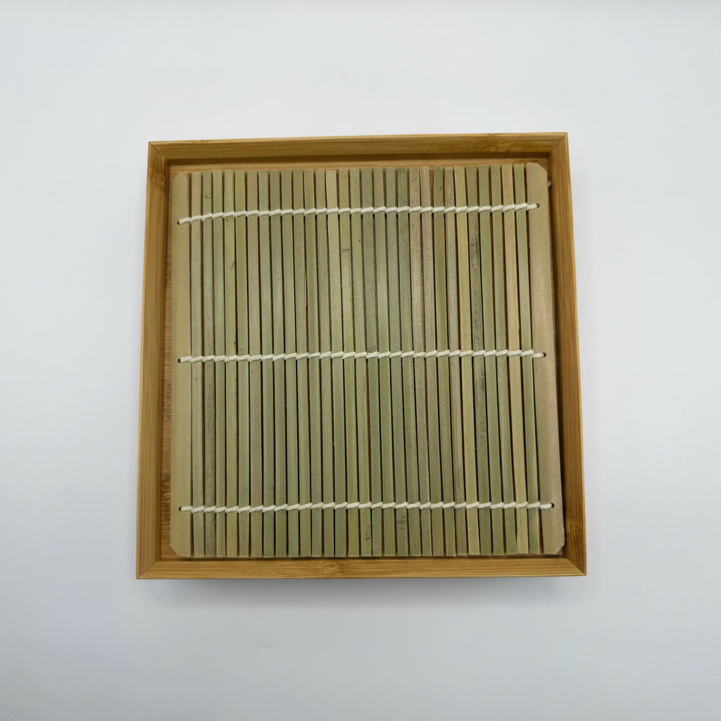 Plateau à soba en bambou 20x20
