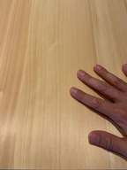 Grande planche hinoki massif épaisse, vue 2