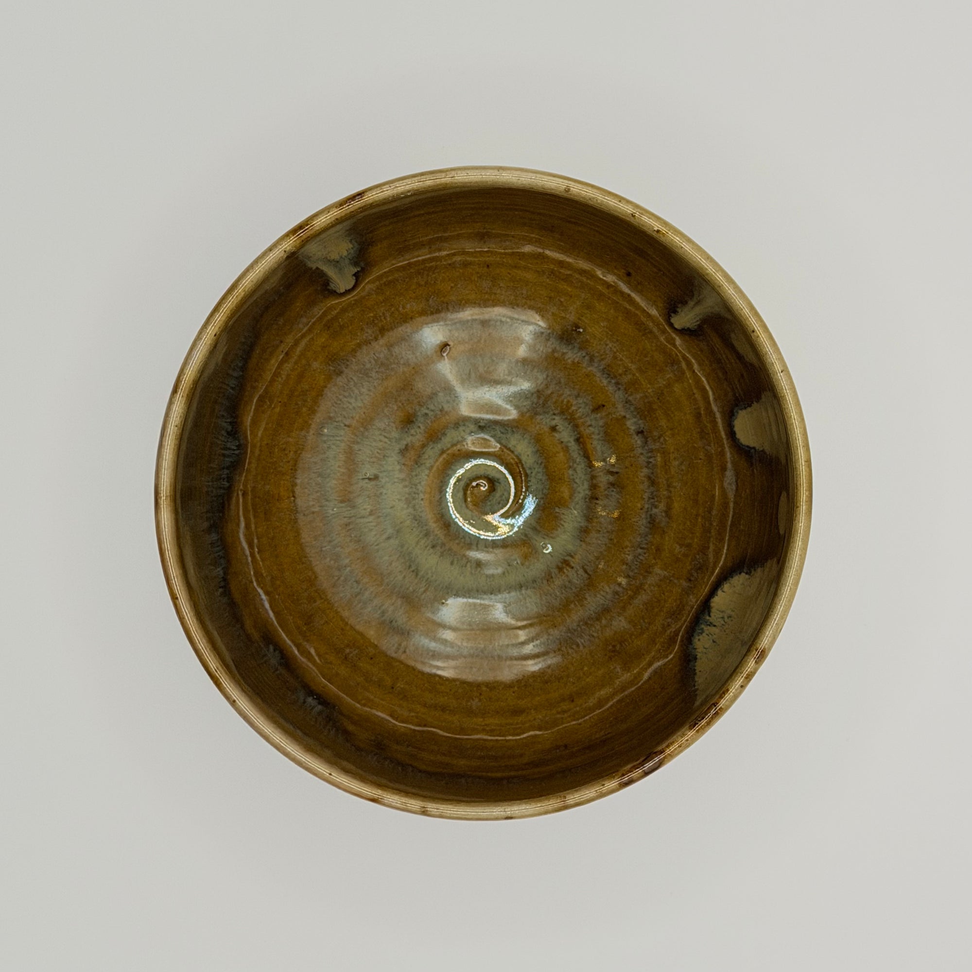 Bol japonais émaillé brun