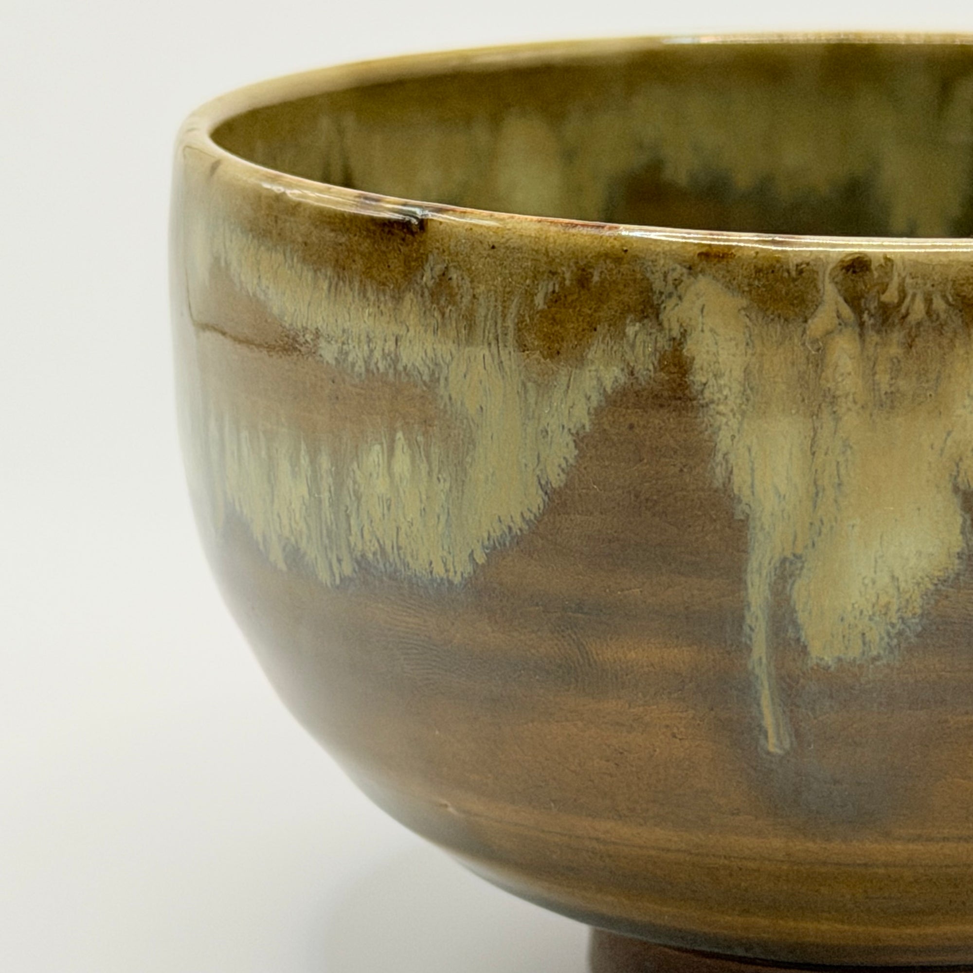 Bol japonais émaillé brun