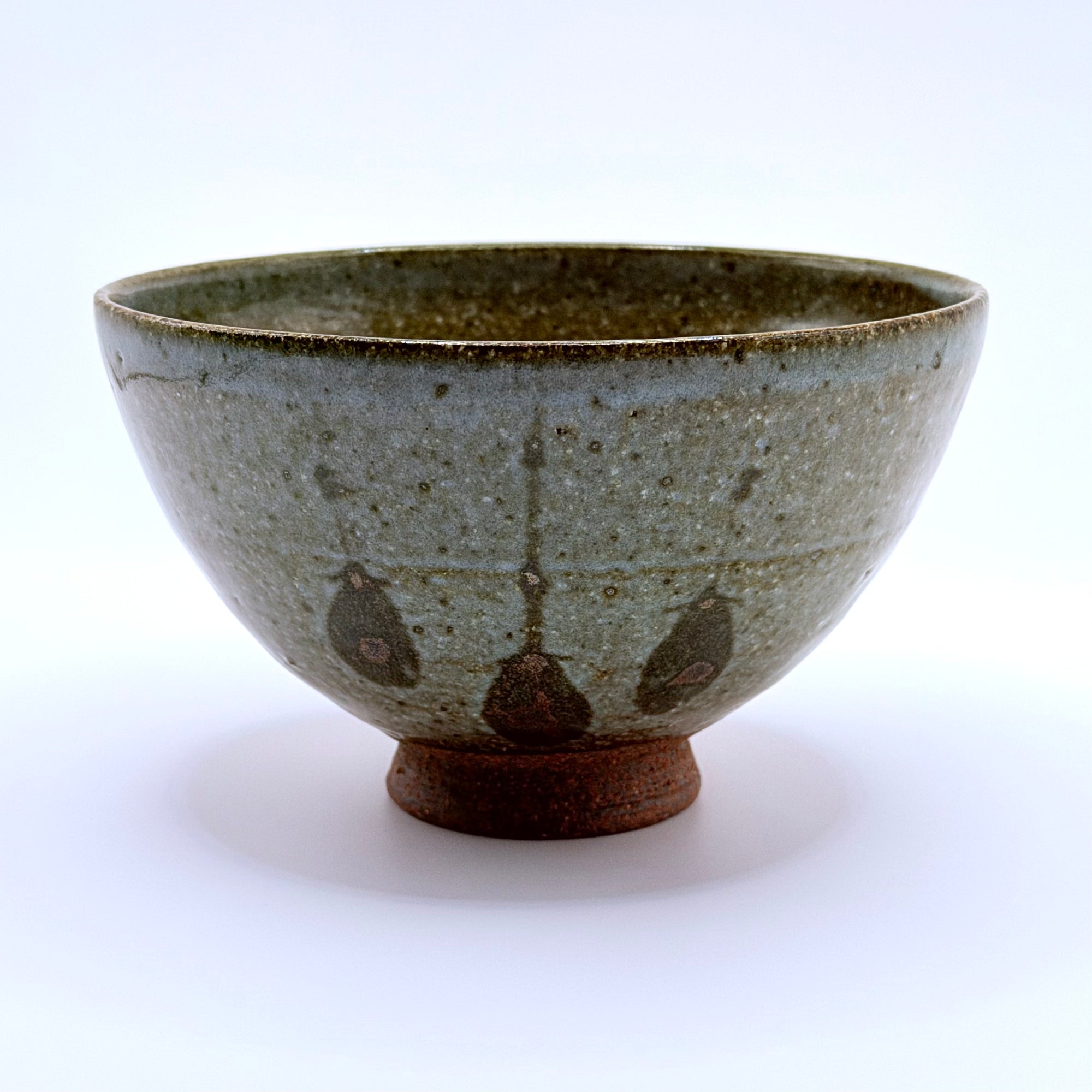 Bol japonais cendré ancien, Pièce Vintage de Collection