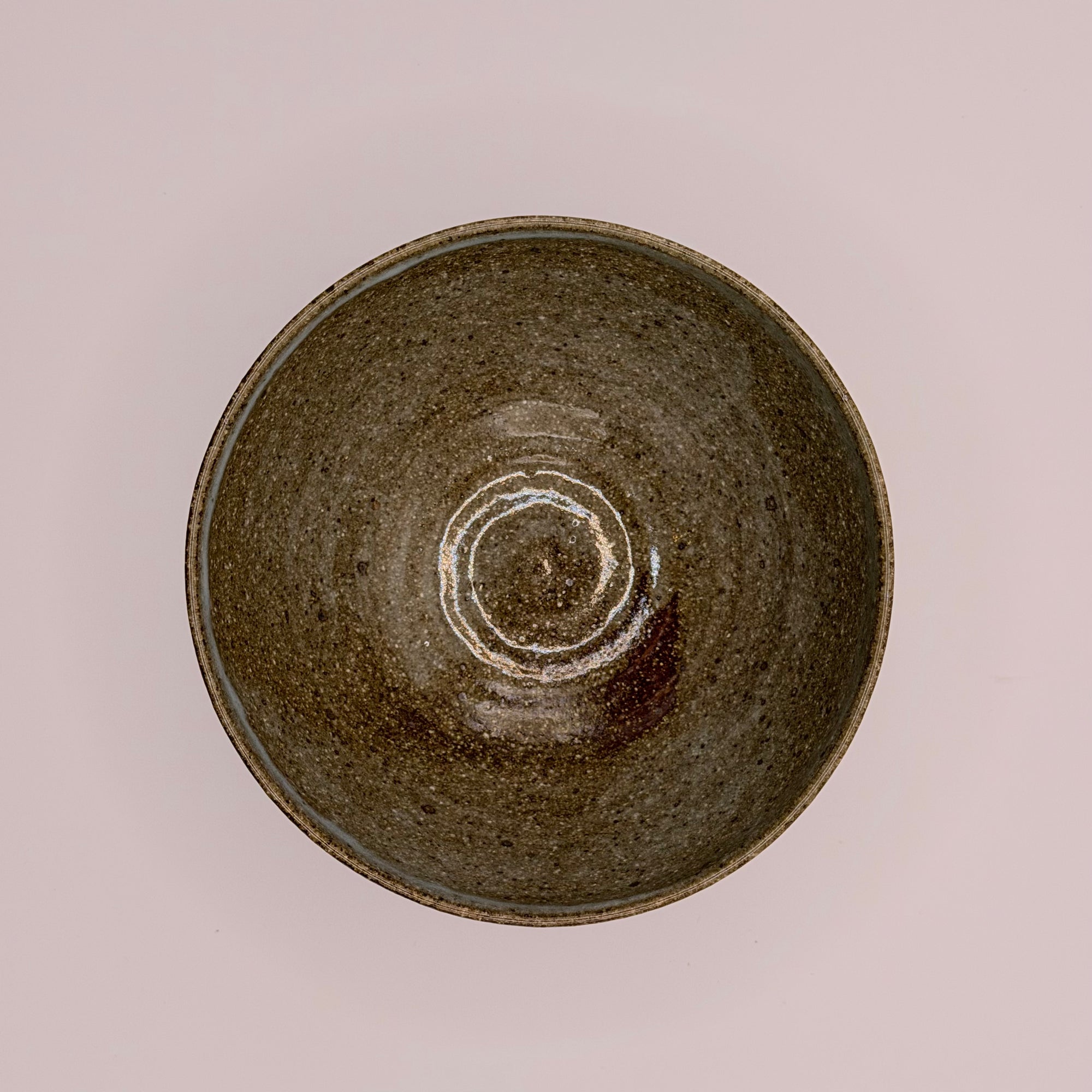 Bol japonais cendré ancien, Pièce Vintage de Collection