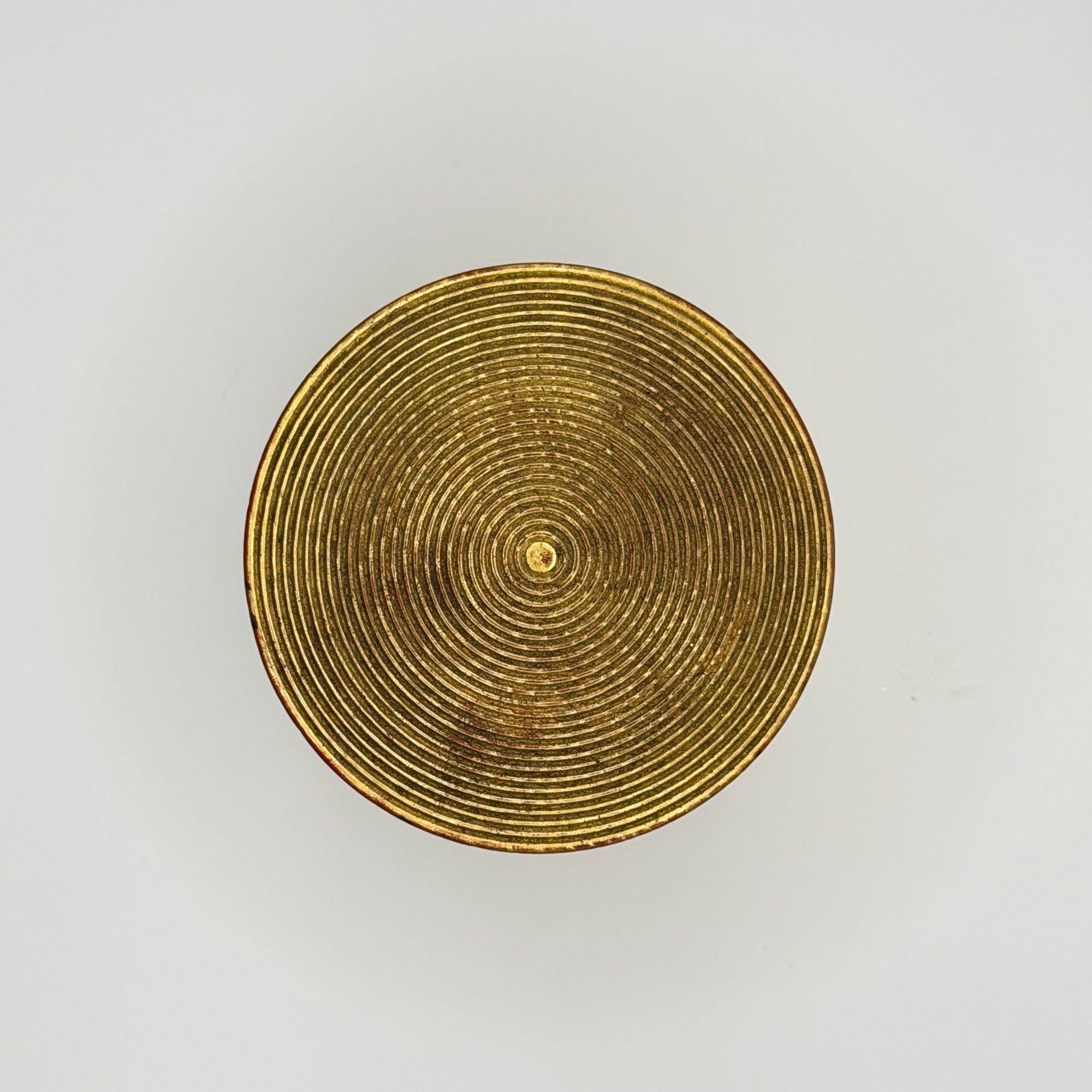 Pot à Matcha Doré à la Laque, Pièce Vintage de Collection