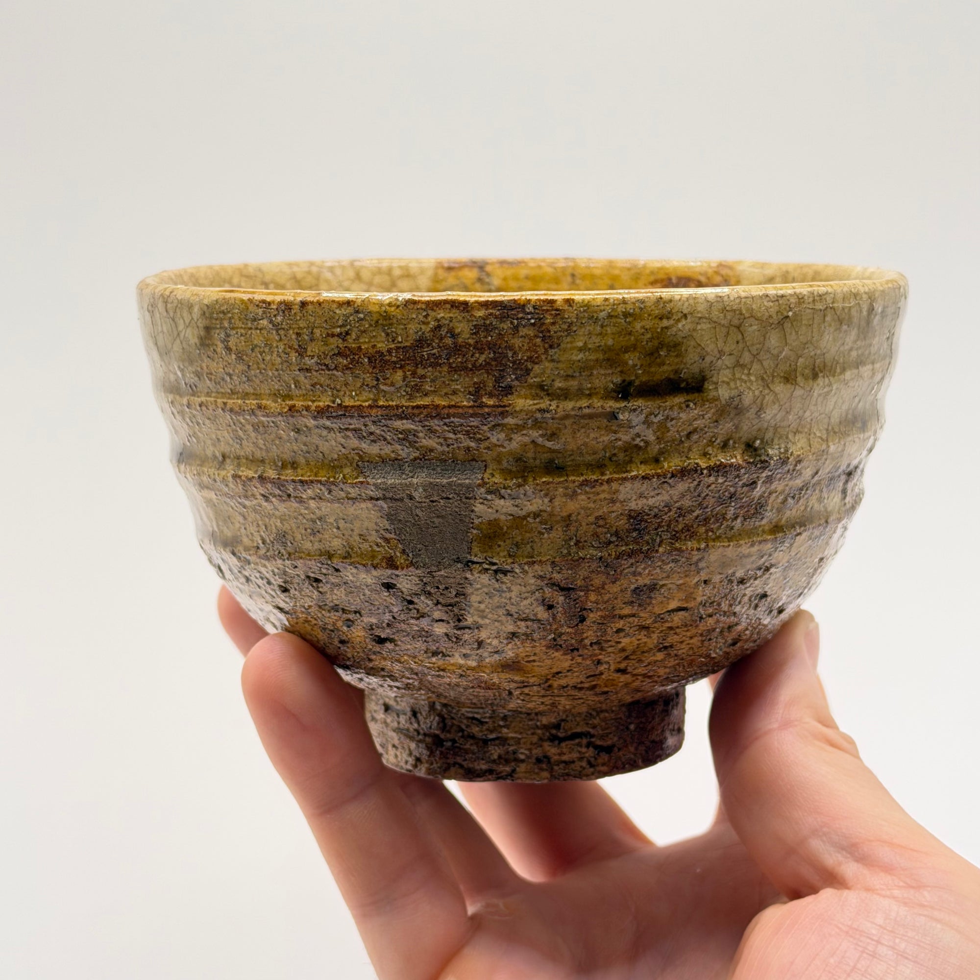 Bol à Matcha Glaçure Craquelée