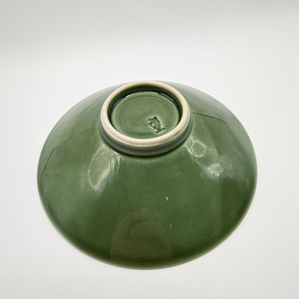 Coupe à Matcha Céladon, Décor Libellules