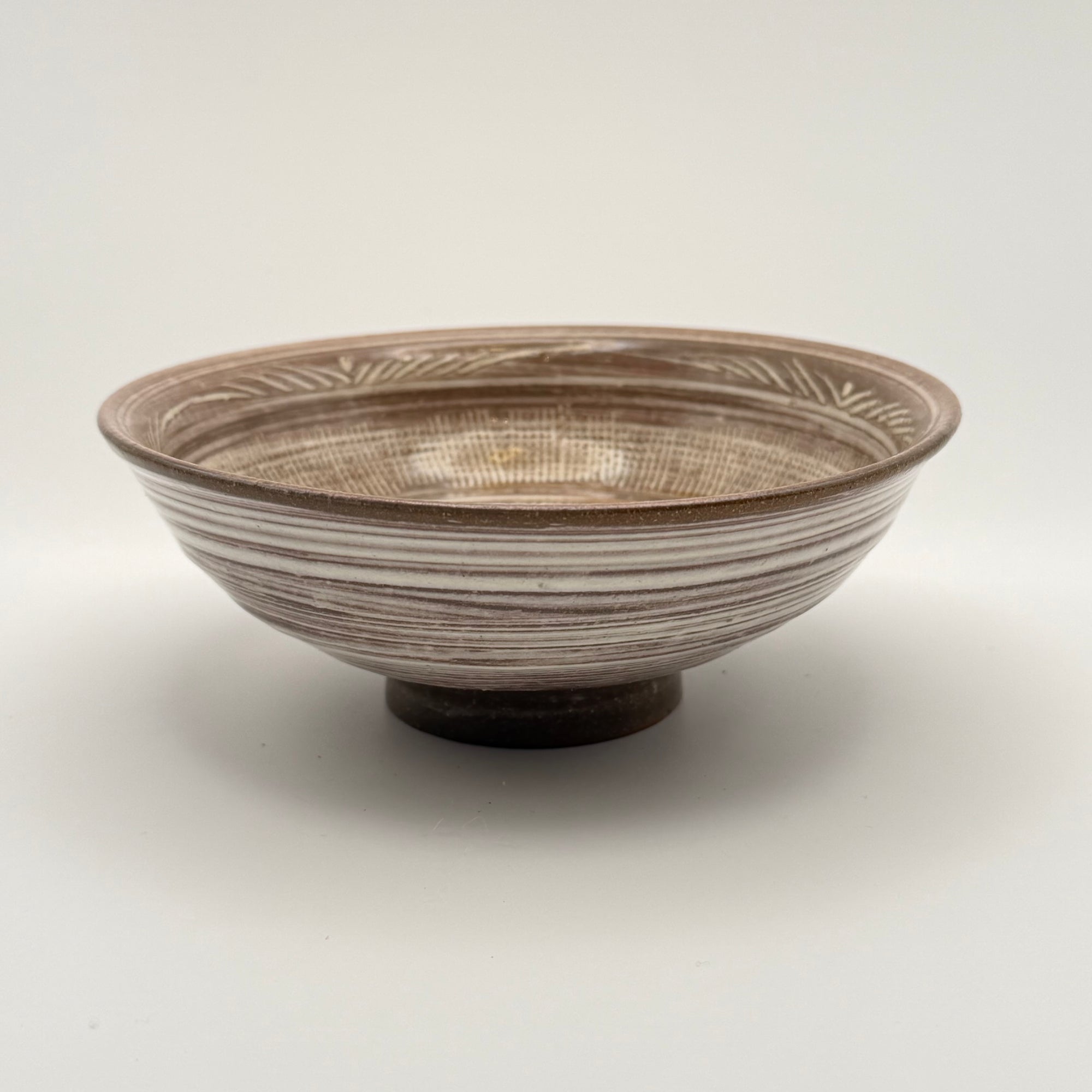 Bol à Matcha Décor Mishima, Frise Végétale