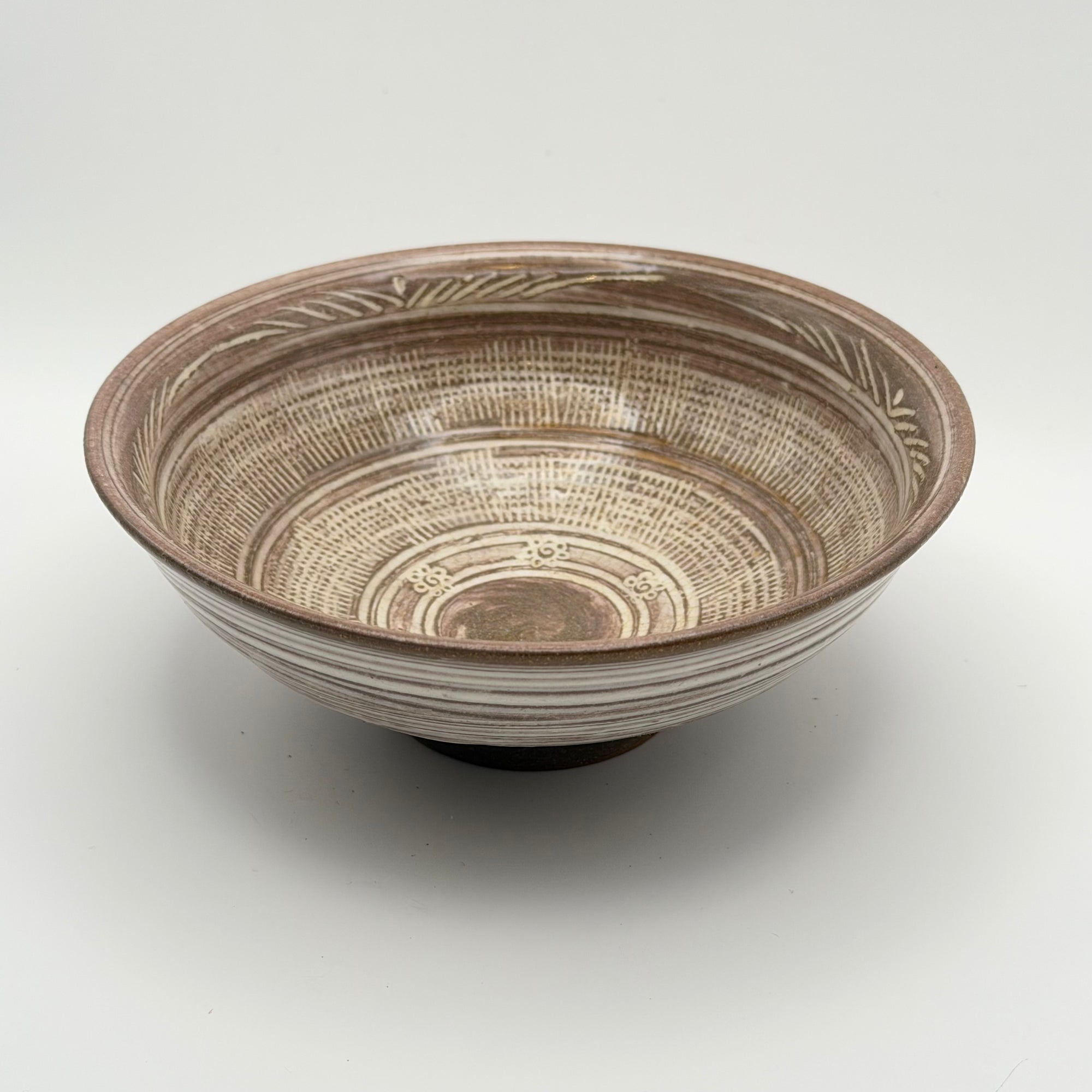 Bol à Matcha Décor Mishima, Frise Végétale