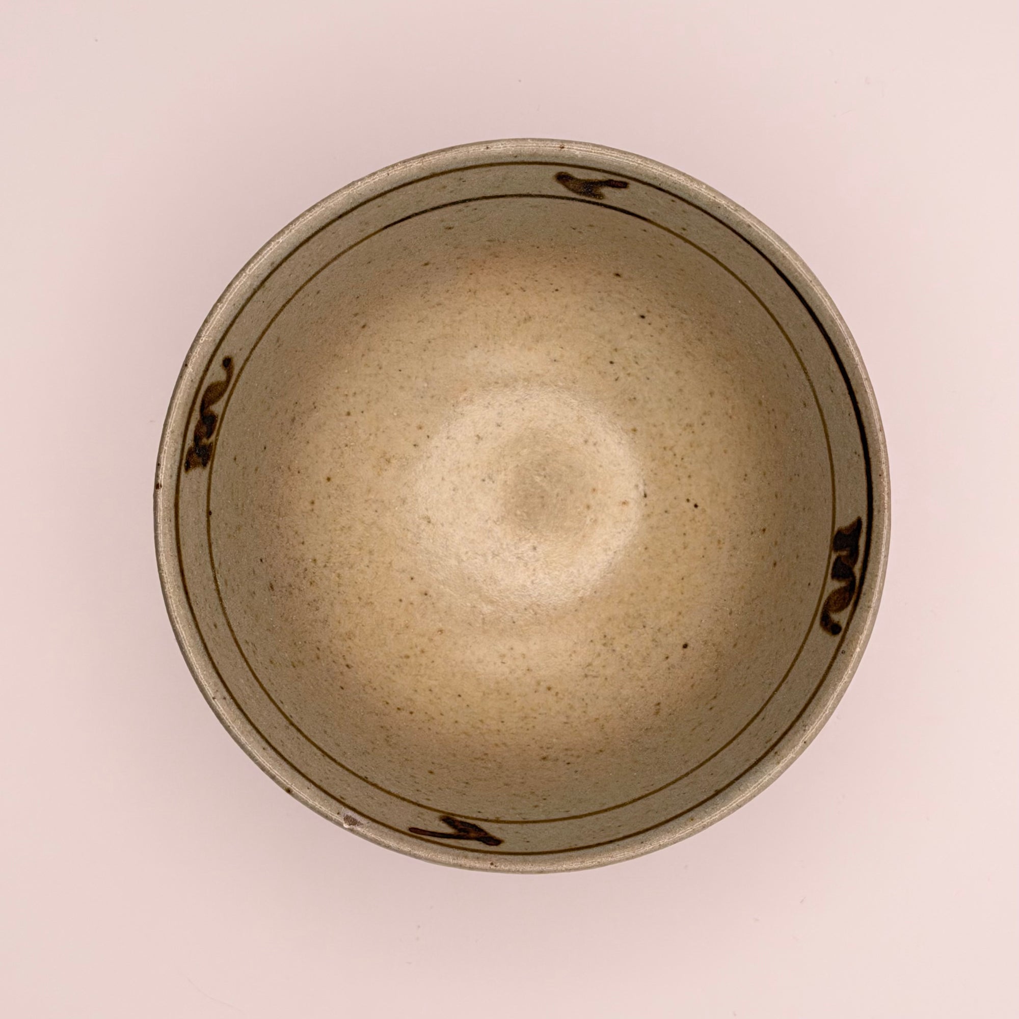 Bol à Matcha Polychrome, Décor Floral et Feuilles