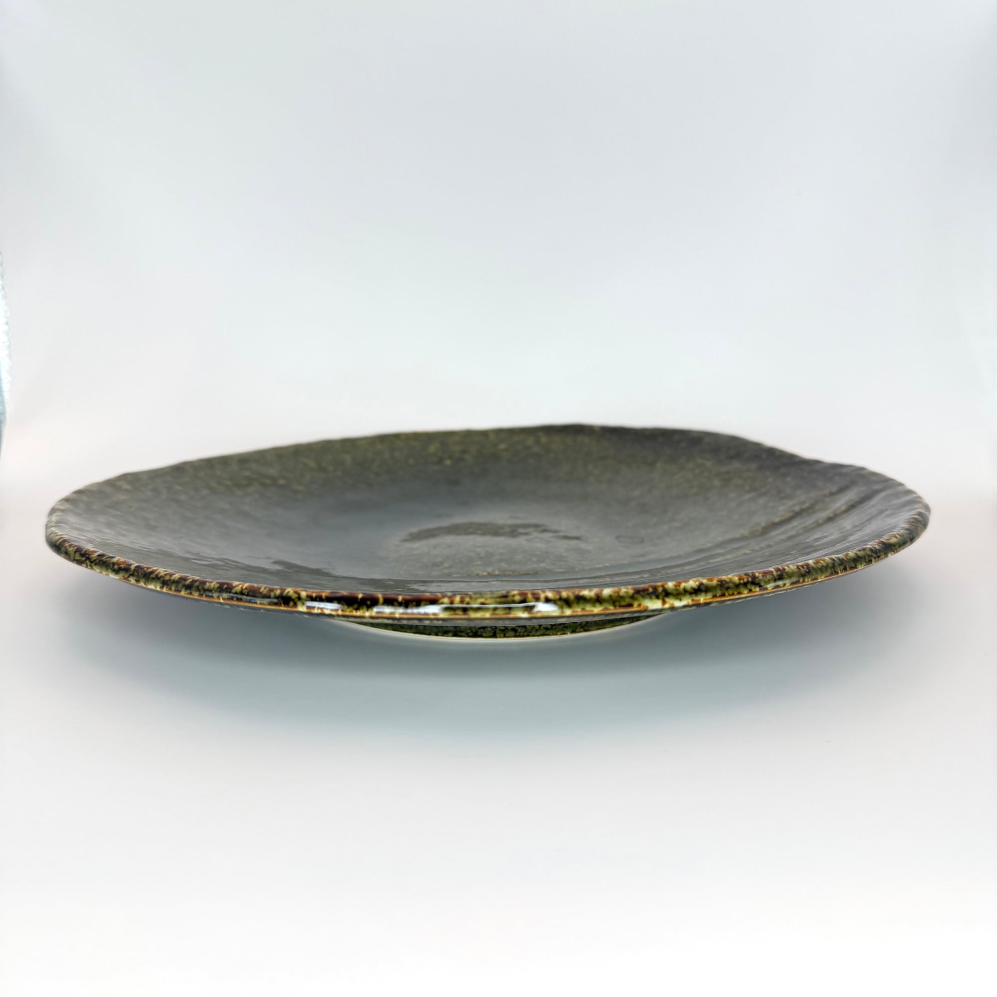 Grande assiette Kaki