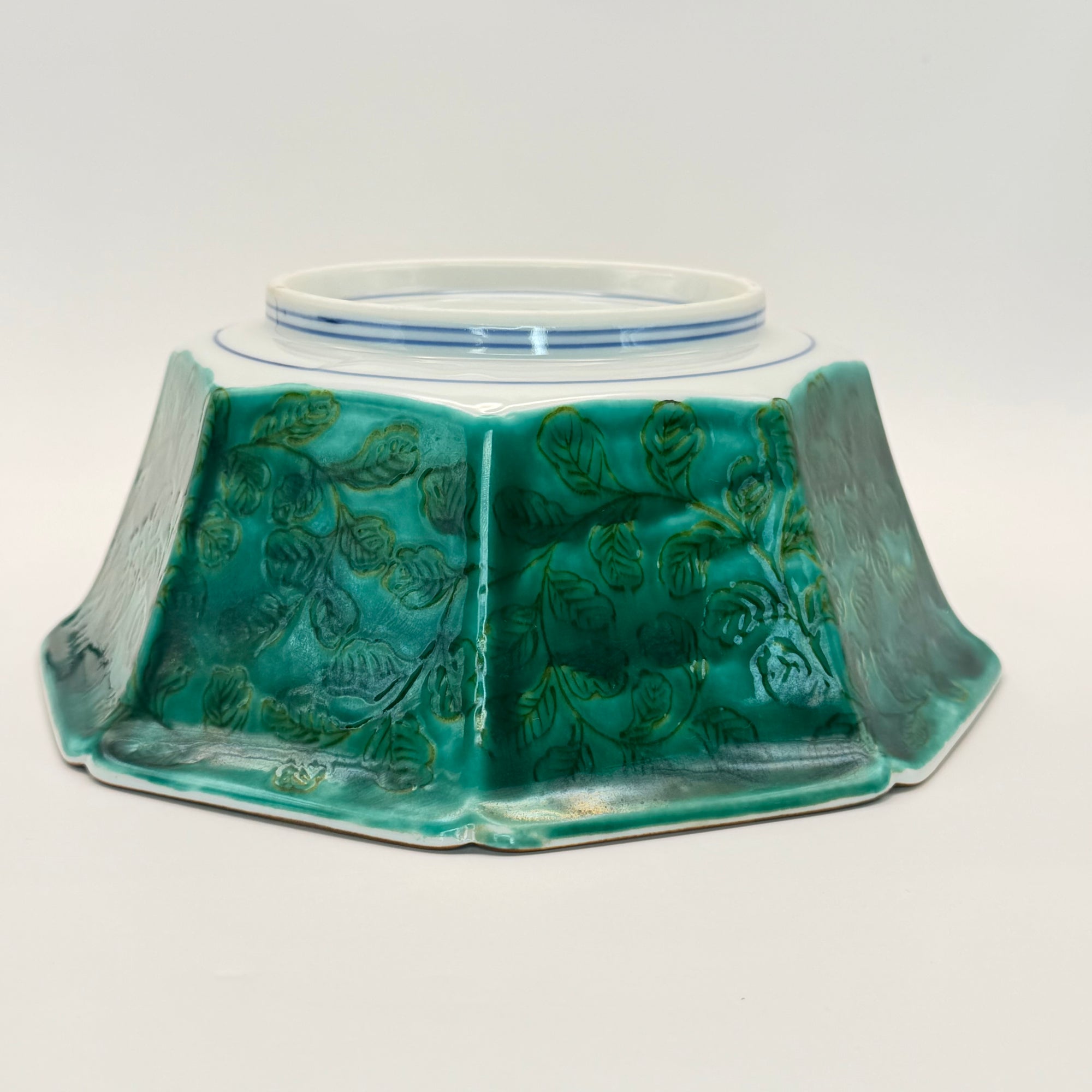 Grand bol Kutani aux Oiseaux