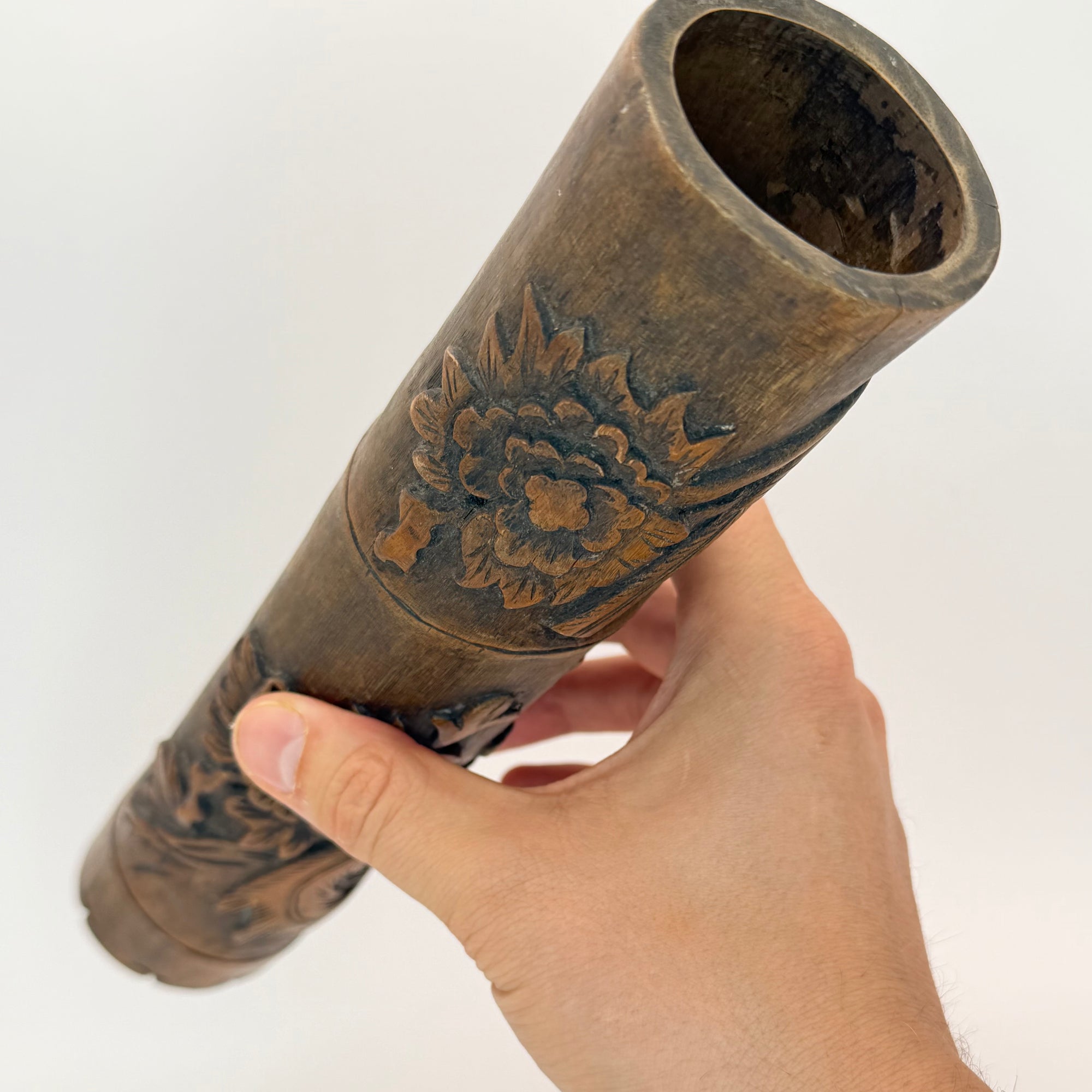 Vase Bambou Sculpté Botan