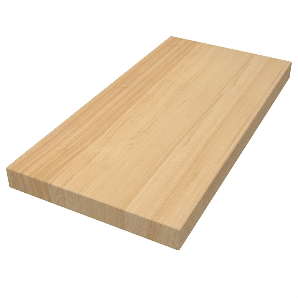 Grande planche hinoki massif épaisse, vue 3