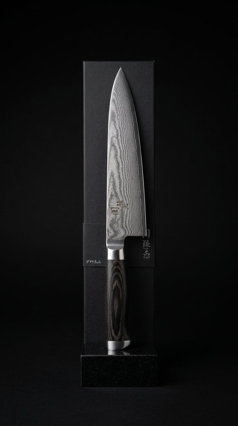 Couteau gyuto Damas 21 cm, vue 7